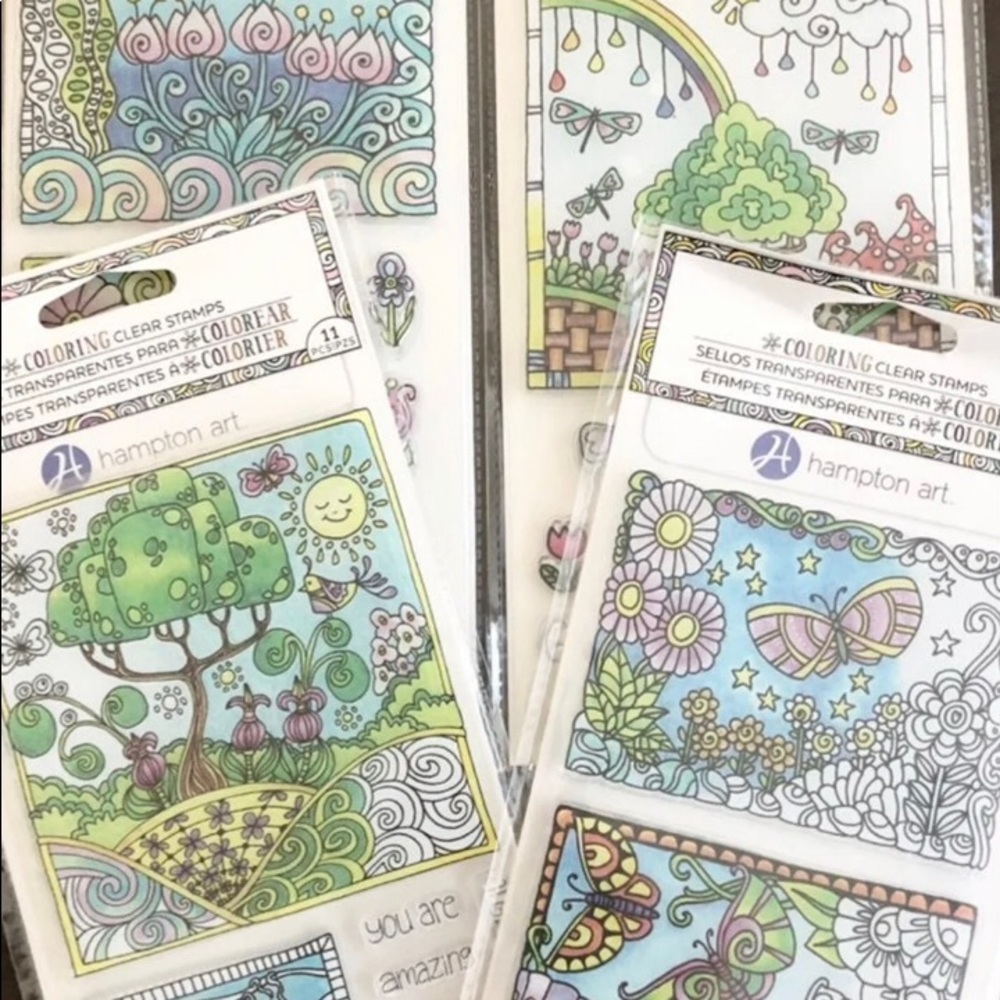 Hampton Arts stamps - 4 Sets